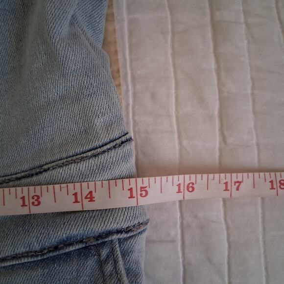 DL1961 Harriet Denim Jumpsuit Lace Tie Front in Dallas $229 Medium NWT *read - Picture 7 of 16